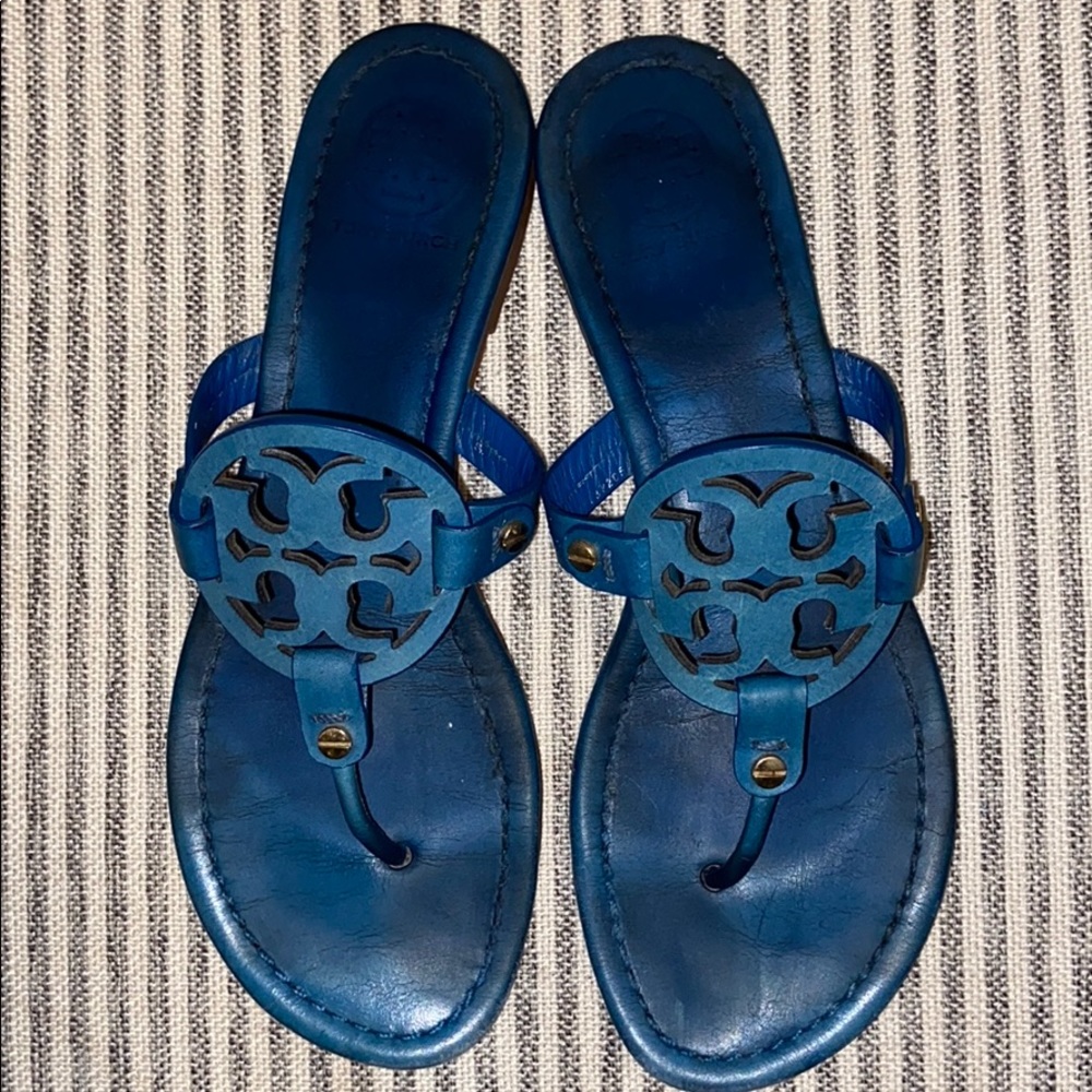 Tory Burch blue miller sandals size 9